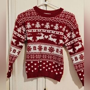 SHEIN Vibrant Red Knit Sweater